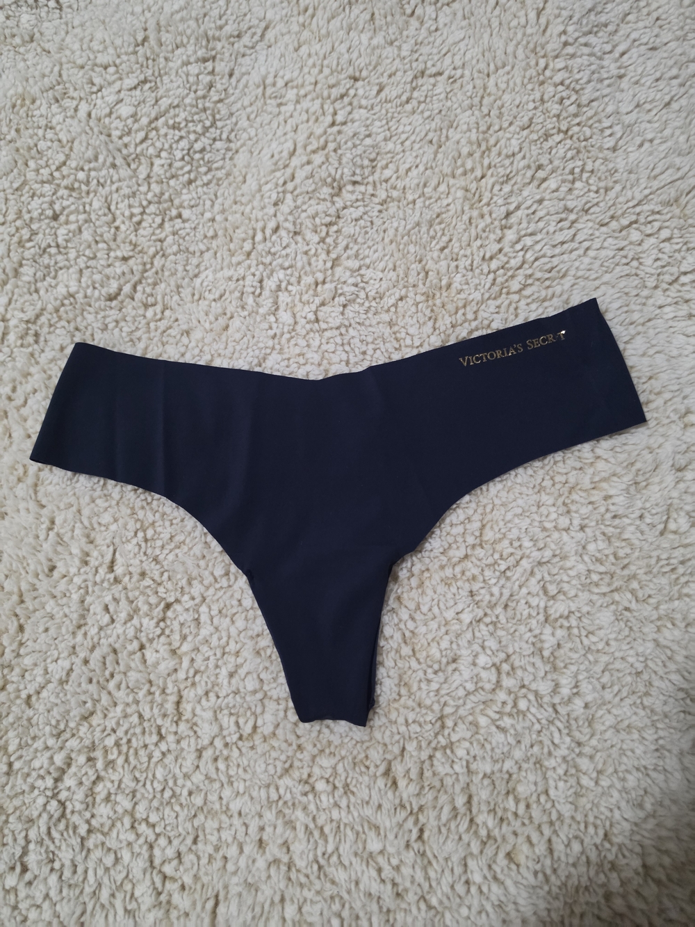 Victoria's Secret Seamless Navy Thong